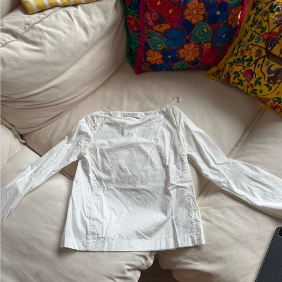 Faithfull the Brand Crisp White Top - Picture 1 of 3